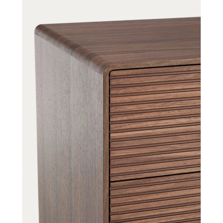 Kommode Norlen in Nussbaumfurnier mit 6 Schubladen, FSC Mix Credit, 112 x 73 cm von Kave Home – Produktbild 7