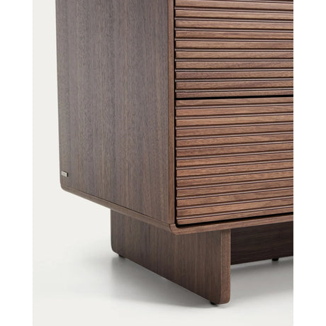 Kommode Norlen in Nussbaumfurnier mit 6 Schubladen, FSC Mix Credit, 112 x 73 cm von Kave Home – Produktbild 8