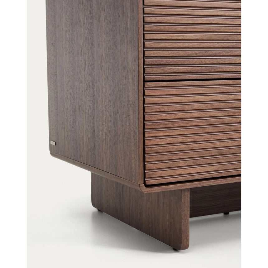 Kommode Norlen in Nussbaumfurnier mit 6 Schubladen, FSC Mix Credit, 112 x 73 cm von Kave Home – Produktbild 8