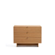 Kommode Norlen mit 3 Schubladen in Eichenfurnier mit naturfarbenem Finish FSC Mix Credit 101 x 75 cm von Kave Home – Bild 1