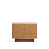 Kommode Norlen mit 3 Schubladen in Eichenfurnier mit naturfarbenem Finish FSC Mix Credit 101 x 75 cm von Kave Home – Bild 1