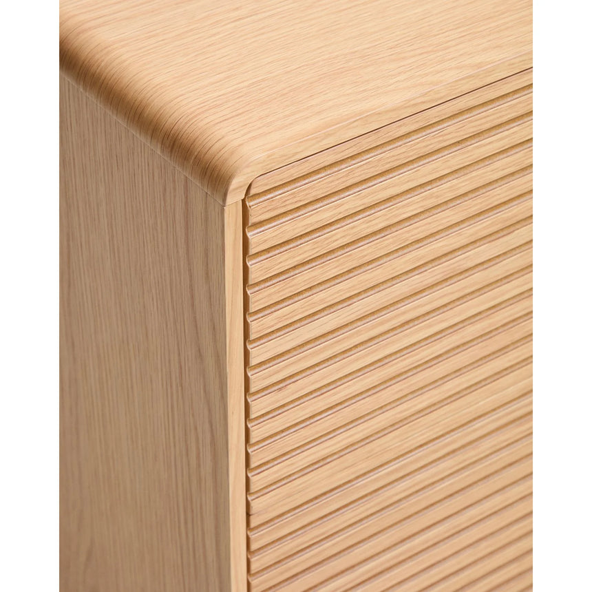 Kommode Norlen mit 3 Schubladen in Eichenfurnier mit naturfarbenem Finish FSC Mix Credit 101 x 75 cm von Kave Home – Bild 10