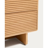 Kommode Norlen mit 3 Schubladen in Eichenfurnier mit naturfarbenem Finish FSC Mix Credit 101 x 75 cm von Kave Home – Bild 9