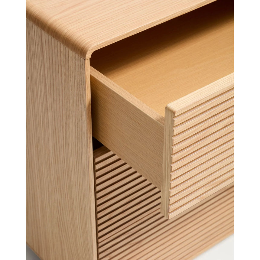 Kommode Norlen mit 6 Schubladen in Eichenfurnier mit naturfarbenem Finish FSC Mix Credit 120 x 75 cm von Kave Home – Bild 6