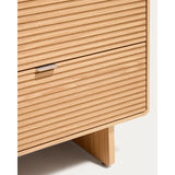 Kommode Norlen mit 6 Schubladen in Eichenfurnier mit naturfarbenem Finish FSC Mix Credit 120 x 75 cm von Kave Home – Bild 8