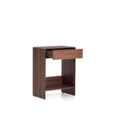 Konsolentisch Norlen mit Schublade und Regalboden in Nussbaumfurnier, FSC Mix Credit, 60 x 81 cm von Kave Home – Produktbild 4