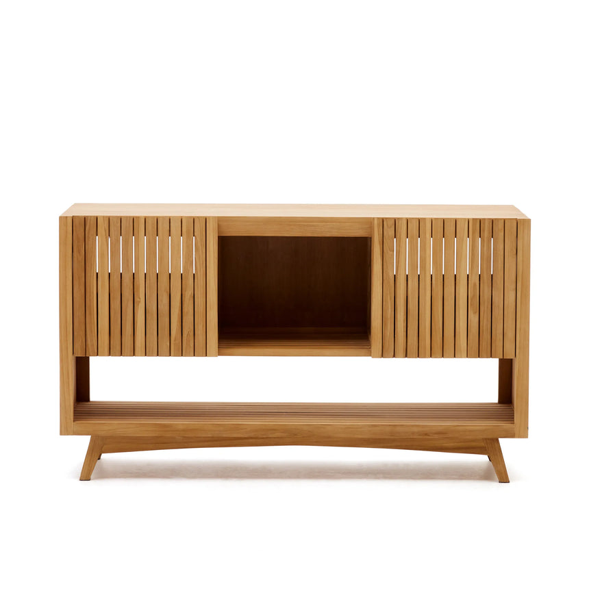Kuveni aus massivem Teakholz mit natürlichem Finish 140 x 50 cm von Kave Home – Produktbild 6