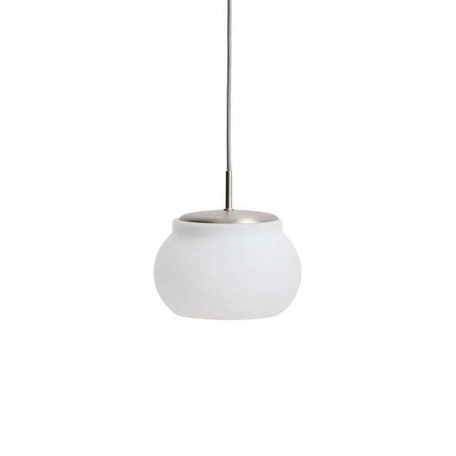 LED-Deckenleuchte Leruna aus satiniertem Glas und Metall mit verzinktem Finish, Ø 20 cm von Kave Home – Bild 1
