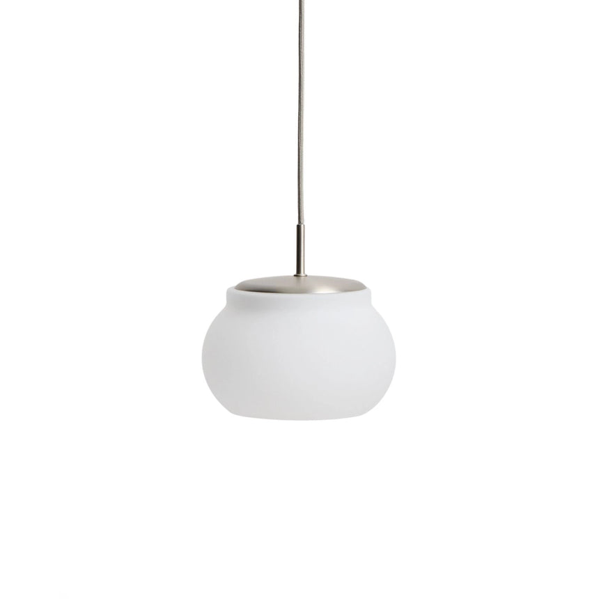 LED-Deckenleuchte Leruna aus satiniertem Glas und Metall mit verzinktem Finish, Ø 20 cm von Kave Home – Bild 1