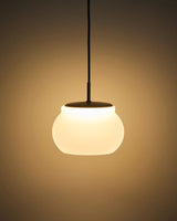LED-Deckenleuchte Leruna aus satiniertem Glas und Metall mit verzinktem Finish, Ø 20 cm von Kave Home – Bild 2
