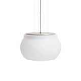 LED-Deckenleuchte Leruna aus satiniertem Glas und Metall mit verzinktem Finish, Ø 40 cm von Kave Home – Bild 1