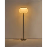 LED-Stehlampe Leruna aus satiniertem Glas und Metall mit verzinktem Finish von Kave Home – Bild 7