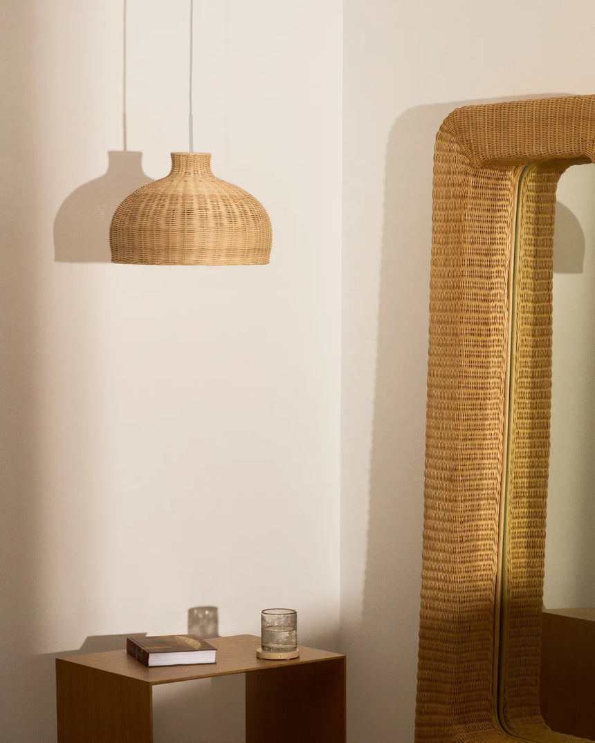 Lampenschirm Ennia aus Rattan mit hellem Finish Ø 38 cm von Kave Home – Bild 2