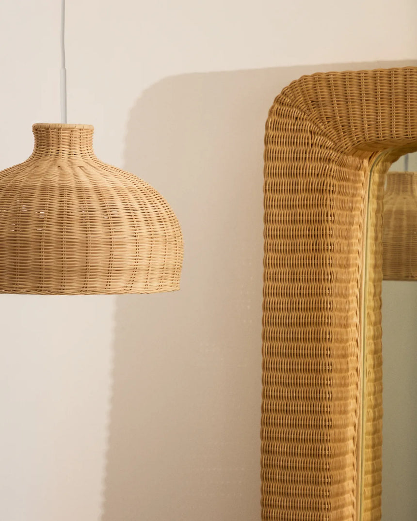 Lampenschirm Ennia aus Rattan mit hellem Finish Ø 38 cm von Kave Home – Bild 3