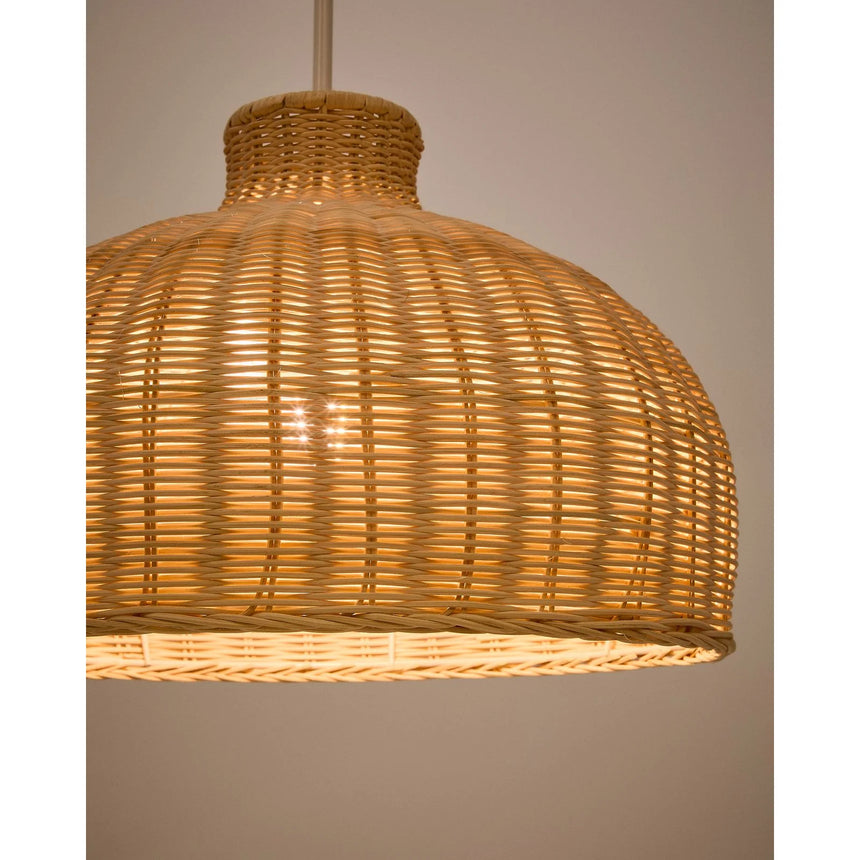 Lampenschirm Ennia aus Rattan mit hellem Finish Ø 38 cm von Kave Home – Bild 5