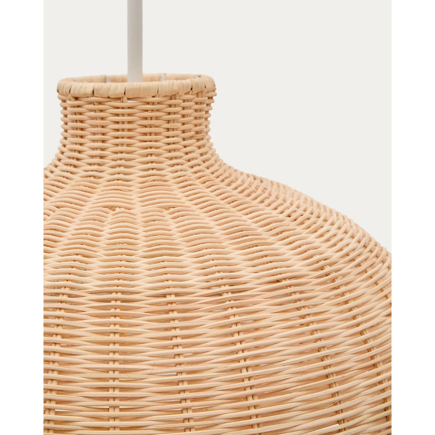 Lampenschirm Ennia aus Rattan mit hellem Finish Ø 38 cm von Kave Home – Bild 6