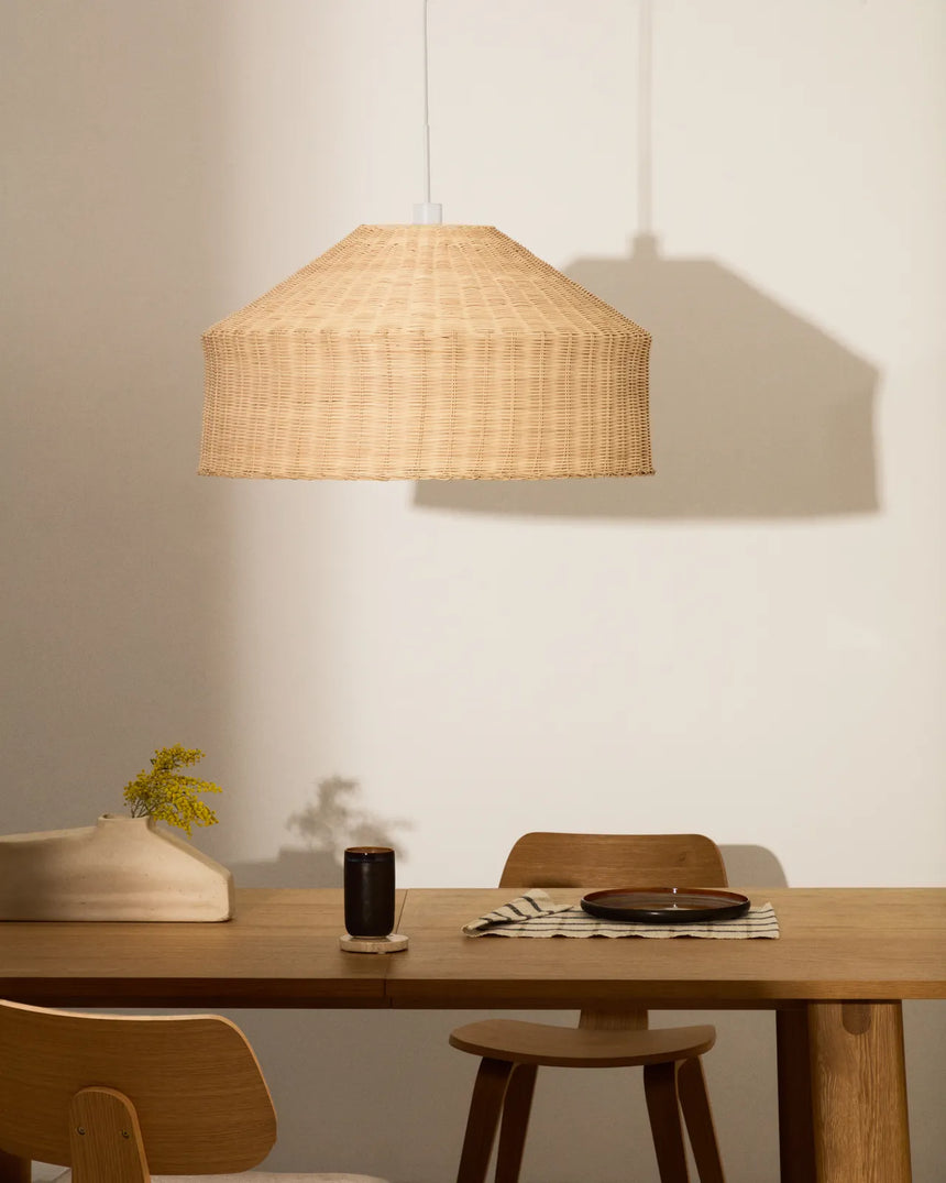 Lampenschirm Ennia aus Rattan mit hellem Finish Ø 65 cm von Kave Home – Bild 2