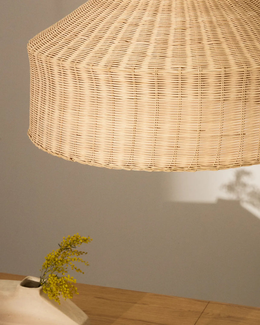 Lampenschirm Ennia aus Rattan mit hellem Finish Ø 65 cm von Kave Home – Bild 3