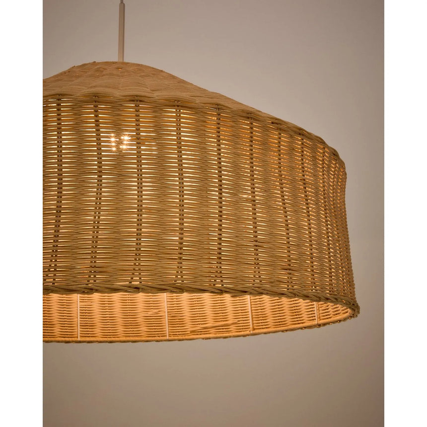 Lampenschirm Ennia aus Rattan mit hellem Finish Ø 65 cm von Kave Home – Bild 5