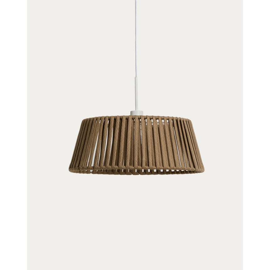 Lampenschirm für Deckenleuchte Aldet aus flachem Seil in Beige, Ø 46 cm von Kave Home – Bild 1