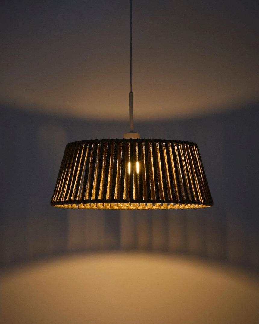 Lampenschirm für Deckenleuchte Aldet aus flachem Seil in Beige, Ø 46 cm von Kave Home – Bild 3