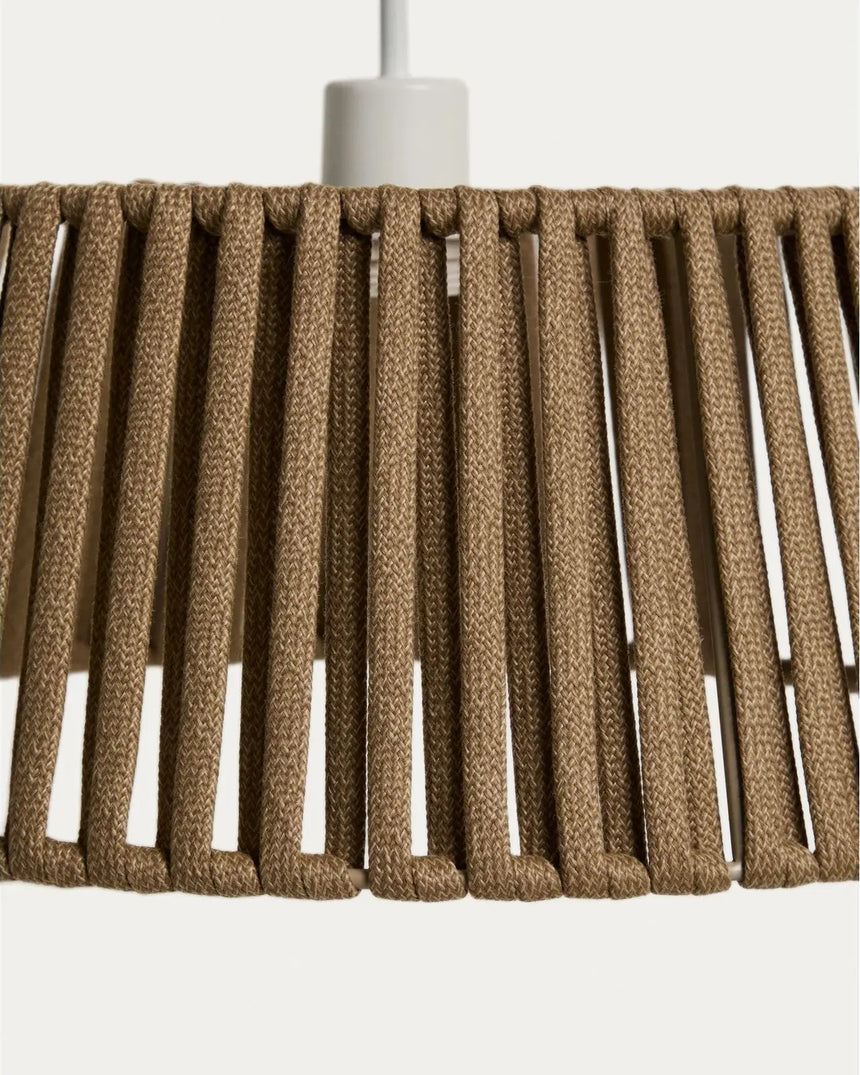 Lampenschirm für Deckenleuchte Aldet aus flachem Seil in Beige, Ø 46 cm von Kave Home – Bild 6