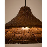Lampenschirm für Deckenleuchte Bladia aus Rattan mit Finish in Braun Ø 70 cm oder 90 cm von Kave Home – Bild 5