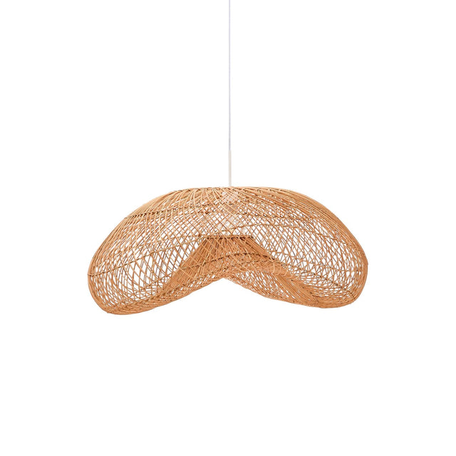 Lampenschirm für Deckenleuchte Isora aus Rattan mit Finish in natürlichem Farbton 80 x 35 cm von Kave Home – Bild 1