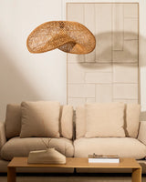 Lampenschirm für Deckenleuchte Isora aus Rattan mit Finish in natürlichem Farbton 80 x 35 cm von Kave Home – Bild 2