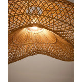 Lampenschirm für Deckenleuchte Isora aus Rattan mit Finish in natürlichem Farbton 80 x 35 cm von Kave Home – Bild 5