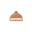 Lampenschirm für Deckenleuchte Loura aus Rattan mit Finish in natürlichem Farbton Ø 40 cm von Kave Home – Bild 1