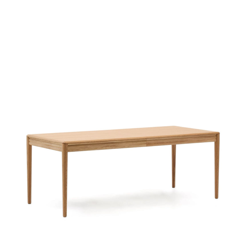 Lenon Ausziehtisch aus Eichenfurnier in Naturfarbend 200(280)x90 cm FSC MIX Credit von Kave Home – Bild 9