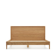 Lenon Bett aus Eichenholz und Eichenfurnier für Matratze von 180 x 200 cm FSC Mix Credit von Kave Home – Produktbild 5