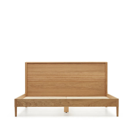 Lenon Bett aus Eichenholz und Eichenfurnier für Matratze von 180 x 200 cm FSC Mix Credit von Kave Home – Produktbild 5