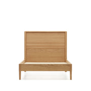 Lenon Bett aus Eichenholz und Eichenfurnier für Matratze von 90 x 200 cm FSC MIX Credit von Kave Home – Produktbild 7