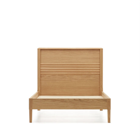 Lenon Bett aus Eichenholz und Eichenfurnier für Matratze von 90 x 200 cm FSC MIX Credit von Kave Home – Produktbild 7