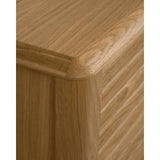 Lenon Sideboard 3 Türen 3 Schubladen Eichenholz und -furnier 200 x 86 cm FSC MIX Credit von Kave Home – Bild 9