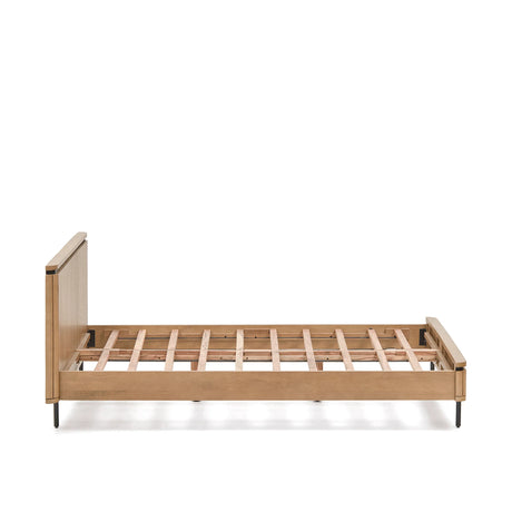 Licia Bett aus massivem Mangoholz und schwarz lackiertem Metall für Matratze von 160 x 200 cm von Kave Home – Produktbild 15