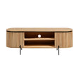 Licia TV-Schrank 2 Türen aus massivem Mangoholz Metall mit schwarzem Finish 160 x 56 cm von Kave Home – Produktbild 6