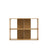 Litto Set aus 2 modularen Regalen aus Eichenfurnier oder Nussholzfurnier 101 x 76 cm von Kave Home – Bild 1