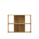 Litto Set aus 2 modularen Regalen aus Eichenfurnier oder Nussholzfurnier 101 x 76 cm von Kave Home – Bild 1