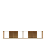 Litto Set aus 2 modularen Regalen aus Eichenfurnier oder Nussholzfurnier 101 x 76 cm von Kave Home – Bild 11