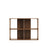Litto Set aus 2 modularen Regalen aus Nussholzfurnier 101 x 76 cm von Kave Home – Bild 1