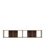 Litto Set aus 2 modularen Regalen aus Nussholzfurnier 101 x 76 cm von Kave Home – Bild 10