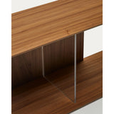 Litto Set aus 2 modularen Regalen aus Nussholzfurnier 101 x 76 cm von Kave Home – Bild 14