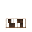 Litto Set aus 4 modularen Regalen aus Nussholzfurnier 168 x 76 cm von Kave Home – Bild 1