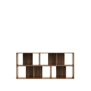 Litto Set aus 4 modularen Regalen aus Nussholzfurnier 168 x 76 cm von Kave Home – Bild 1