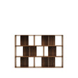 Litto Set aus 6 modularen Regalen aus Nussholzfurnier 168 x 114 cm von Kave Home – Bild 1