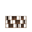 Litto Set aus 9 modularen Regalen aus Nussholzfurnier 202 x 114 cm von Kave Home – Bild 1