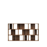 Litto Set aus 9 modularen Regalen aus Nussholzfurnier 202 x 114 cm von Kave Home – Bild 1